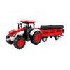 Farm Tractor Transport Toy with Enclosed Cab Diecast Alloy Agricultural Detachable