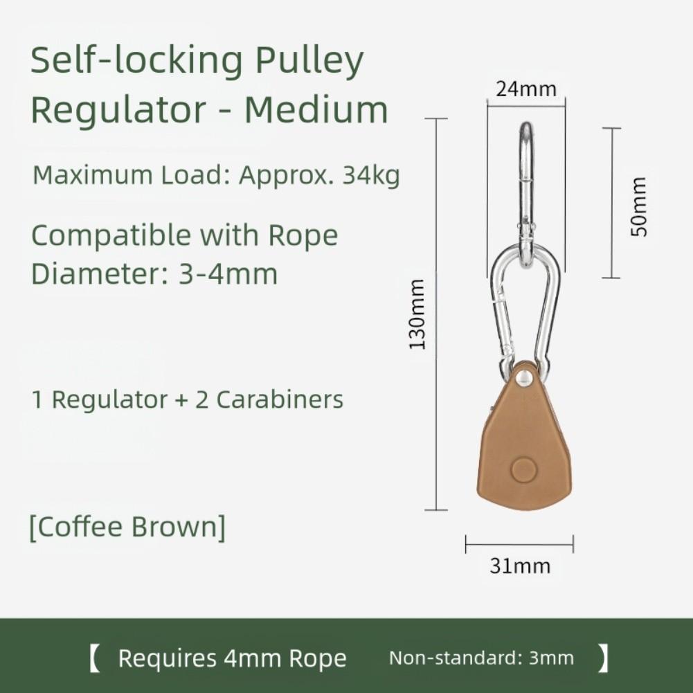 

Anti-lock Feature Camping Tent Pulley Heavy-duty Ratchet