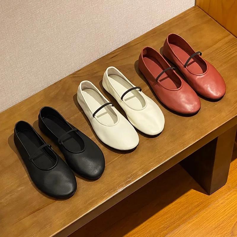 Fashion Designers Woman Flats Shoes Fashion Shallow Slip on Women Soft Sole Ballet Shoes Ladies Casual Outdoor Ballerina Shoe2025