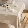 Japanese Cotton Linen Multi-Functional Tablecloth: Thick, Dustproof, Rectangular Cover for Dining & Coffee Tables