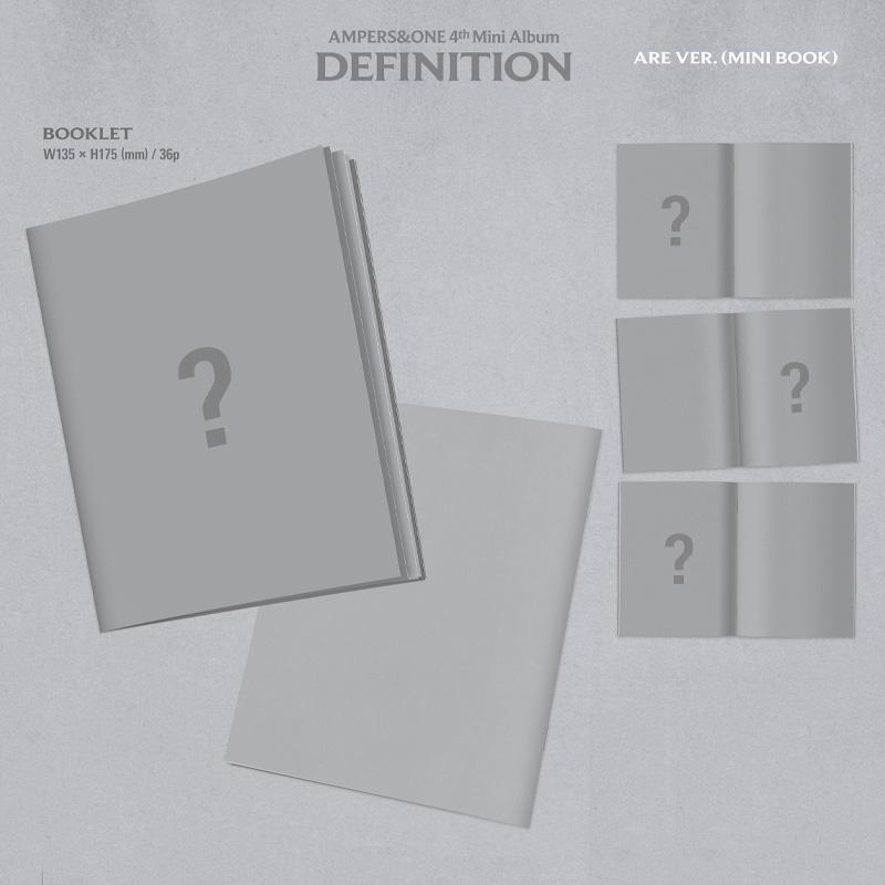 [PRE ORDER] AMPERS&ONE – 4th Mini Album DEFINITION (ARE Ver.)