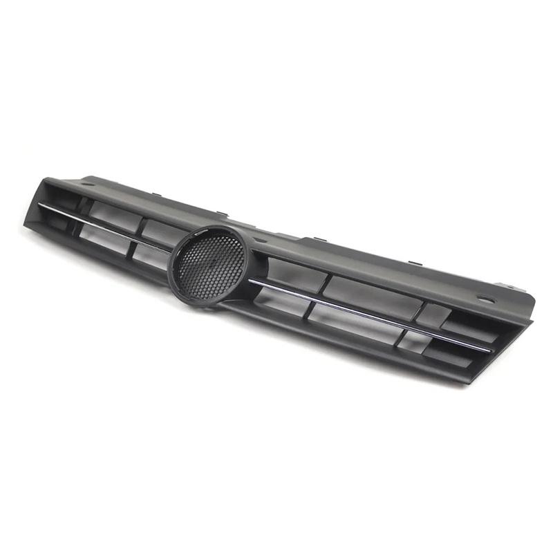 Car Front Bumper Grille Marked Grille Single Silver Dumb Black Grill For Golf 2015-1017 Exterior Parts