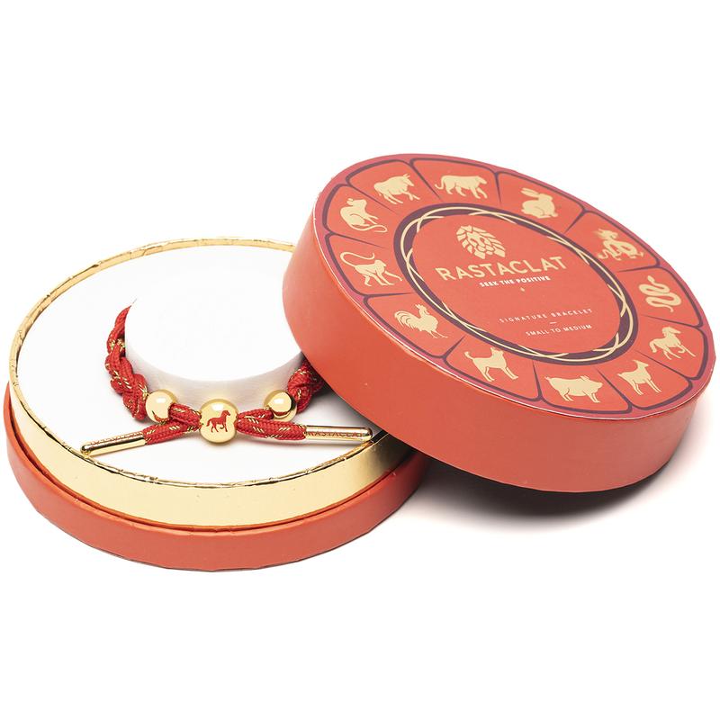 Rastaclat Little Lion Limited Edition Red Year Red Rope Dragon Lucky #Good Luck Nylon Little Zodiac Horse female model (adjustable 11-15cm) 21400136 F красный