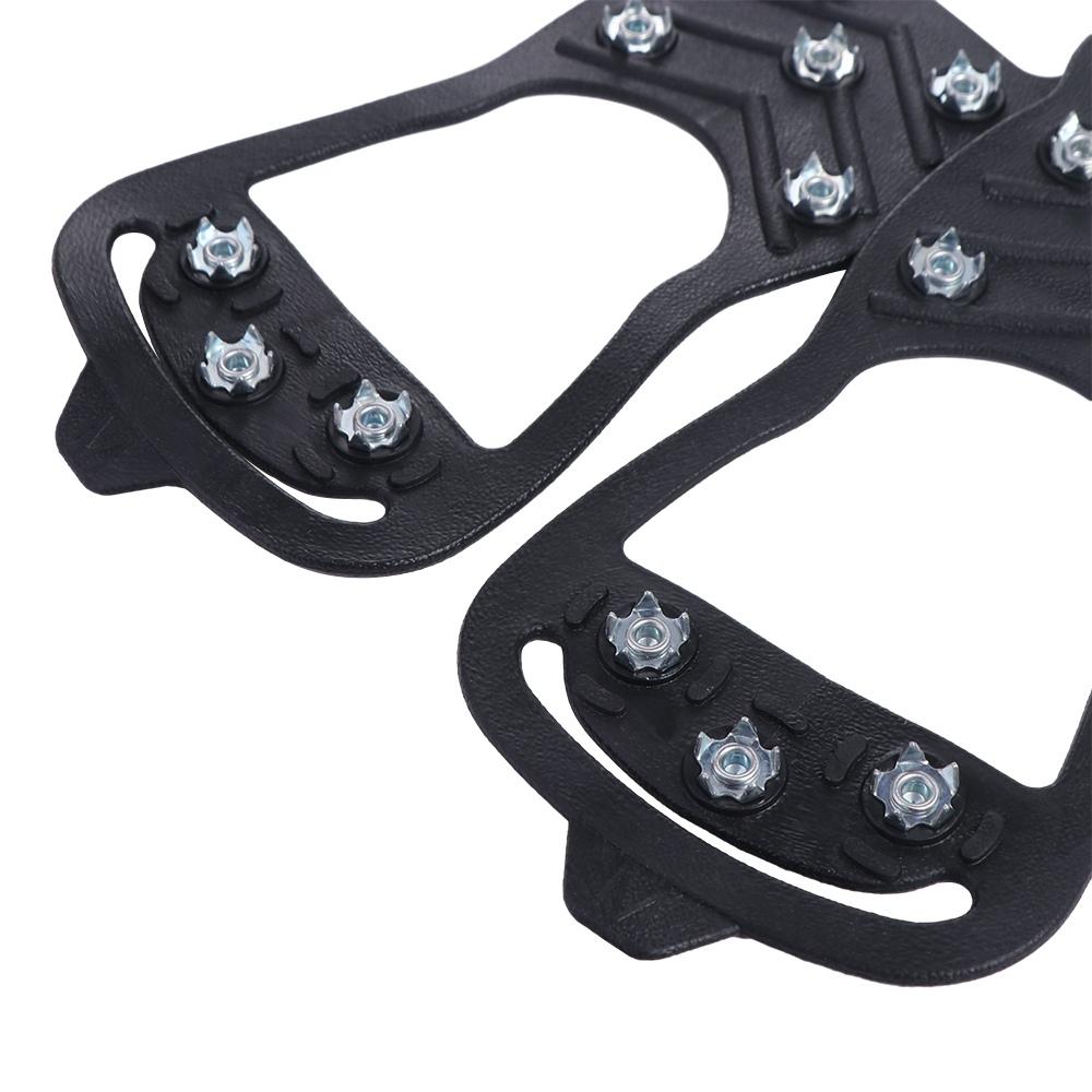 Anti-Skid 8 Anti-Skid Ice Gripper 8 Studs Grips Cleats Shoe Spikes 8 Tooth Ice Snow Crampons  Men