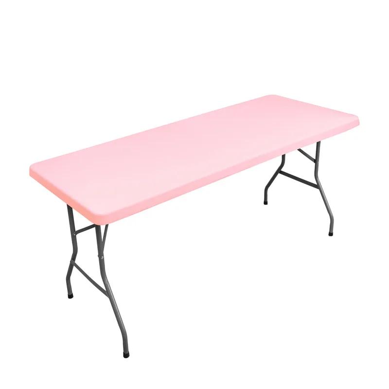 Elastic Square Tablecloth Cocktail Fitted Spandex Stretch Rectangle Table Covers Caps Solid Color Table Topper 4 Size