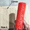 Plastic Texture Rolling Pin Ceramic Pottery Art Embossed Rod Daisy Flower Pattern Mud Rol Reliefs DIY Clay Craft Tools