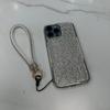 Short Wrist Style Glitter Rhinestone Phone Lanyard Handheld Mobile Phone Chain  Girls New Year Gift
