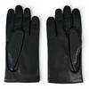 Excellent HERMES gloves Leather gloves with Serie buttons black leather mens Used