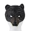 Realistic Bear Masquerades Mask Animal Head Half Face Mask for Halloween and Carnivals Parties Animal Costume Accessory