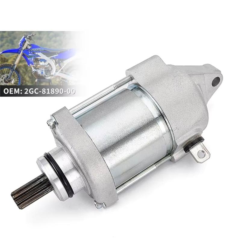 Lightweight 12V Motorbike Starter Motor for WR450 WR450F YZ450 YZ450FX Easy Installation 2GC-81890-00-00 2GC-81890-01-00