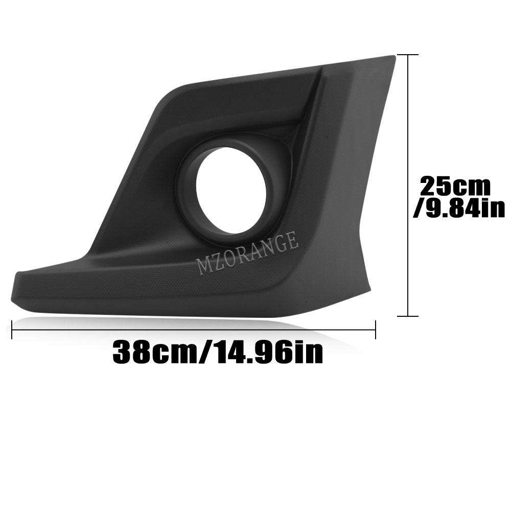 For Subaru XV Crosstrek 2018   Fog Light Frame Cover Car ABS Front Fog Lamp Front Bumper Trimming Bezel Cover