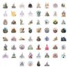 60 Cartoon Fairy Tale Castle Stickers - Princess, DIY, Waterproof, Student Journal Material