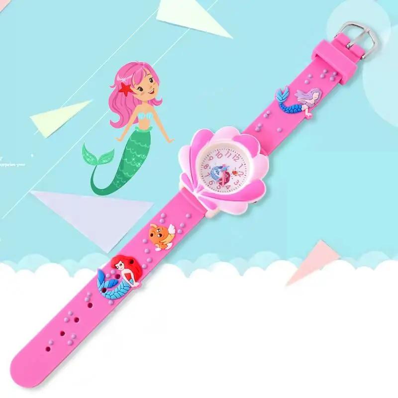 2025 New Sunflower Cloud Printed Silicone Band Children's Watch Girl Cute Cartoon Quartz Watch Kids Watches Boys Girl Watche