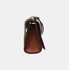 [Pre-Owned] Padlock Moonlight Treasure Box Series Metal Lock Logo Canvas And Leather Crossbody Bag Small - Very Good #1OOWI87