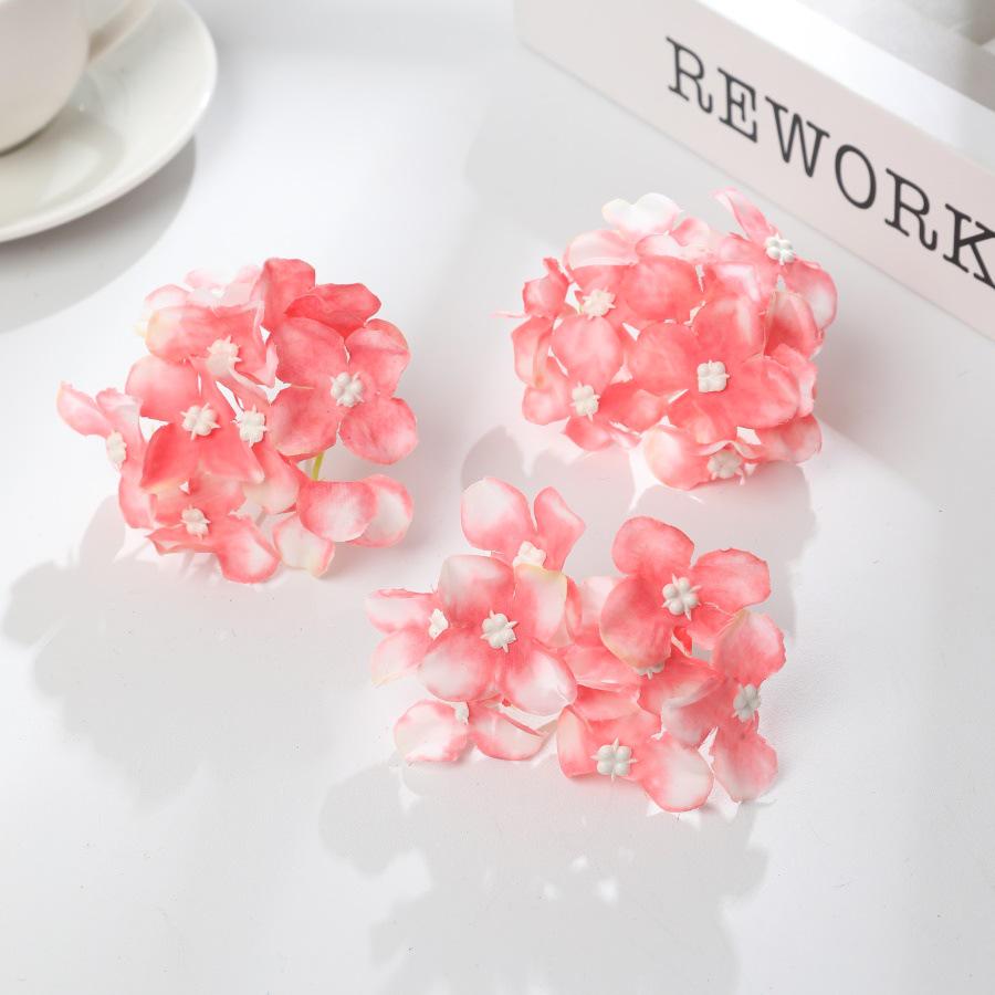 Simulated Hydrangea Accessories: DIY Handicraft Hanfu Flower Decorations