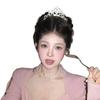Beautifully Designed Princesses Crown with Adjustable Headwear for Fashion Lover at Birthdays Weddings or Cosplay Event