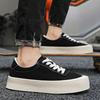 Men's Canvas Sneakers Platform Thick Sole Casual Shoes Outdoor Skateboarding Male Wlaking Shoes Zapatillas Hombre