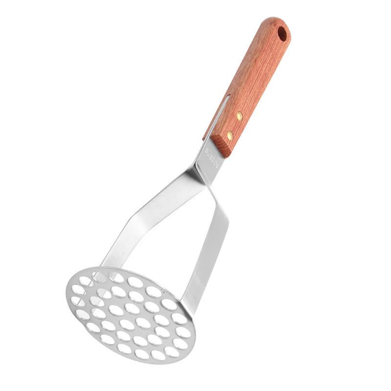

RuHan Luxury 304 Stainless Steel & Pear Wood Manual Food Masher