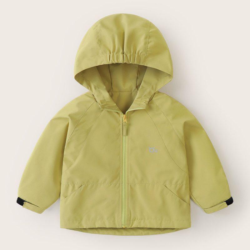 Right European Boy Hooded Outwear Spring and Autumn Clothes Baby Tops Baby Windproof Waterproof Spring Cotton-Padded Clothes Kids Children's Clothing