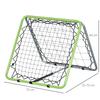 Football Training Net, Soccer Kickback Target Goal Both Side Rebounder Net