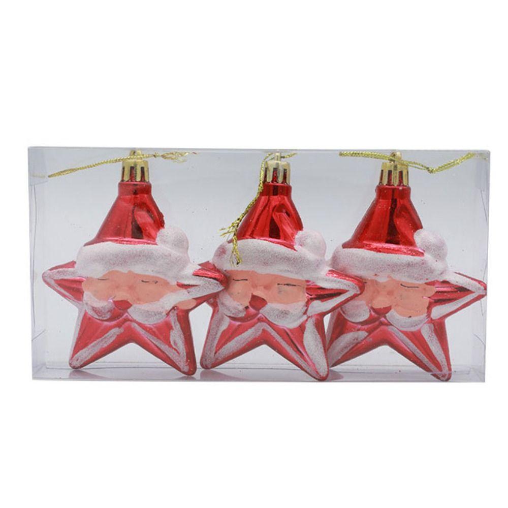 Electroplated Candy Pendant Plastic Xmas Tree Hanging Pendants Crafts Christmas Lollipop  Gift