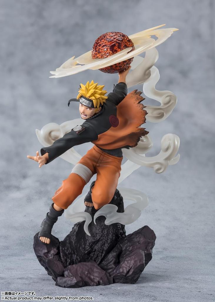 TAMASHII NATIONS Figuarts ZERO NARUTO Shippuden Fierce Uzumaki Naruto Rasenshuriken Ungefähr 240mm PVC ABS Komplette Figur [Super Battle] -