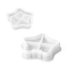Silicone Star Tray Casting Mold for Resin Projects, Reusable Four Section Craft Mold for Home Casting and Soap Making