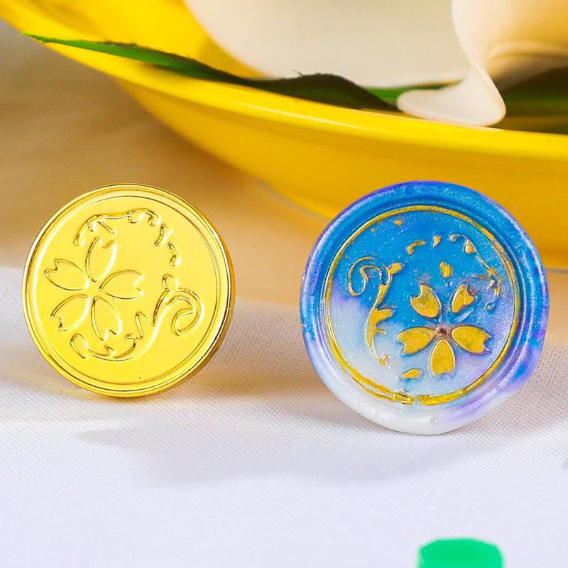 Eco-Friendly Zinc Alloy Retro Wax Seal Head with Color-Preserving Electroplating