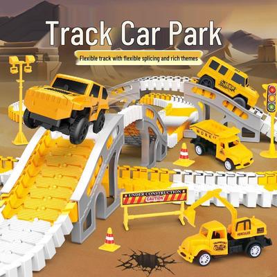 Cross-border Educational Toy: Transformable Track Car and Electric Train Set for Kids