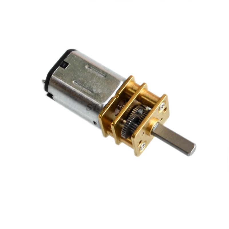 Motor cu reductor micro N20 DC3V-6V motor DC cu reductor metalic din oțel pur