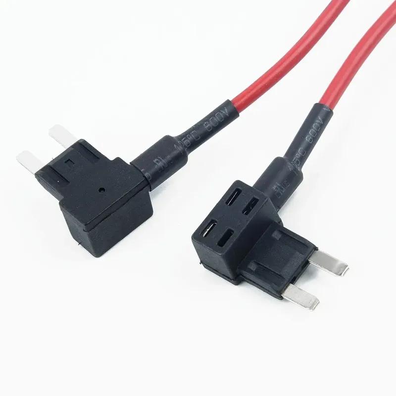 5pcs Fuse Holders Boxes+ 5pcs Mini Blades 12V Mini Blade Fuse Splice Holder Waterproof Add A Circuit Mini Standard ATM Fuse Box
