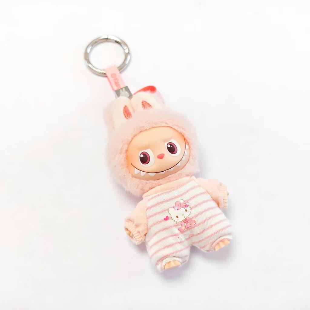 Mini Version 4.0 Vinyl Face Plush Blind Box Doll Clothes Christmas Set Small Nose Gaga Heart Bottom Password