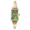Authorized Retailer: MATOW Women's Tsuki Gekka Square Watch, Gold/Green (mw003003)