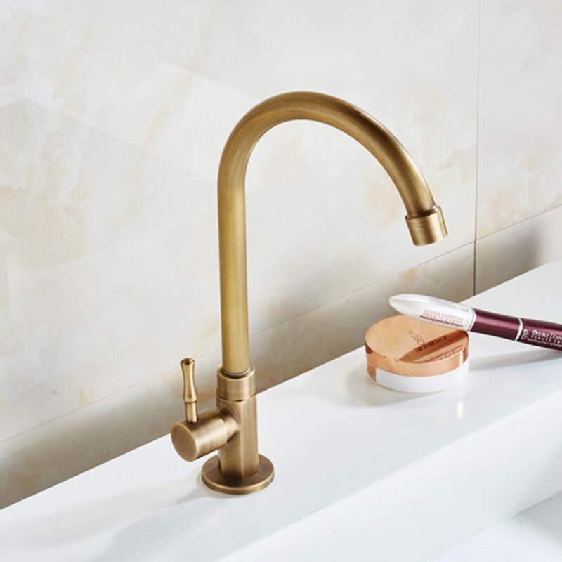 Outdoor Garden Anti-freeze Antique Copper Faucet