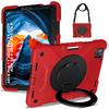 Rotatable Stand Armor Case Universal for iPad Air 4 5 10.9 Pro11 2018-2022 Hybrid Cover With Portable Handle Grip Shoulder Strap
