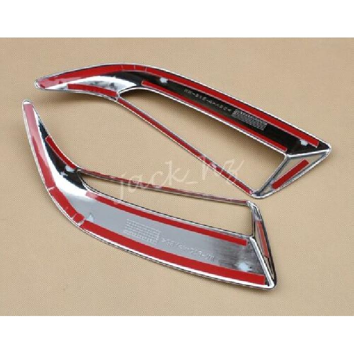Chrome Rear Bumper Reflector Cover Surrounds Accessories For 2016- Lexus RX