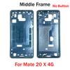 For Huawei Mate 20 Pro 20 X 20X 4G 5G Middle Frame Housing LCD Front Frame Bezel Plate With Side Button