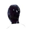 Black Elastic Lace Bondage Headgear Mask