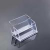 Acrylic Transparent Business Card Holder: Desktop Single & Multi-Compartment Stand