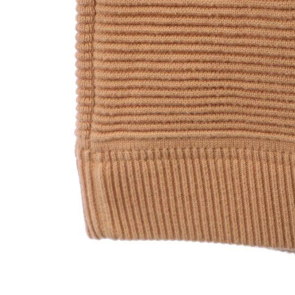 crepuscule made in Japan Long sleeve Cotton knit Cut 1 Beige Women Used