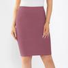 Women High Waist Bodycon Midi Skirt Sparkly Glitter Ribbed Casual Slim Fit Party Skirt
