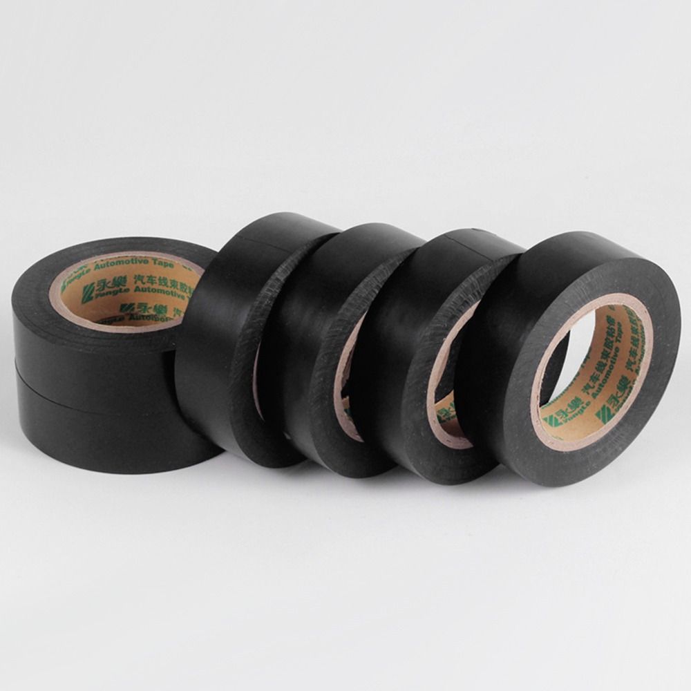 New Black Electrical Tape PVC Waterproof Electrical Insulation Tape Self-adhesive Wear-resistant Tape