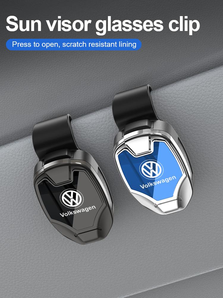 2026 Horké Pro Volkswagen VW Volkswagen auto klip na oko držák na brýle sluneční clona rám na brýle do auta pouzdro na sluneční brýle do auta brýle multi-