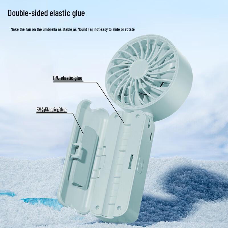 Portable Handheld & Desk USB Rechargeable Fan