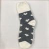 Heart Flanged Flat Women's Socks Rolled Edge Crew Cute Lovely Women's Sleeping Socks Fluffy Bed Sock for Women