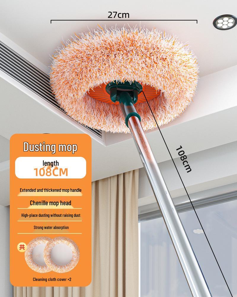 Sunflower 2025 Multifunctional Extendable Mop for Ceiling and Wall Cleaning