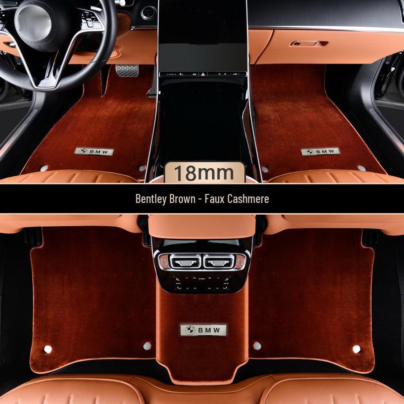 Luxury Pure Wool Floor Mats for 2023 BMW 7 Series G70/i7 (735li/740li/730li)