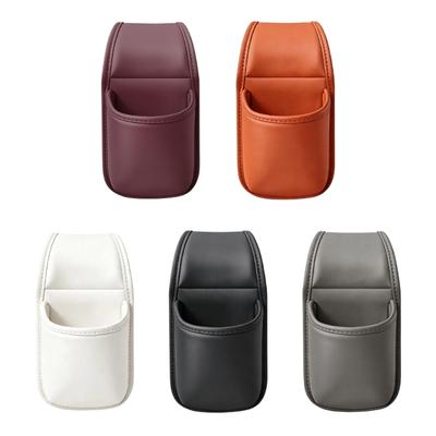 Car Door Storage Bag, Leather Organizer, Beverage And Garbage Storage Box for Daily Small Item In Vehicle Door Space