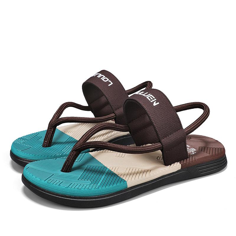 20252025 large size foreign trade outdoor travel Xiyin large size casual sandals flip-flops men's shoes beach shoes