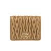 Matelassé Nappa Leather Women's Bi-fold Wallet 5MV204 AFPP F098L